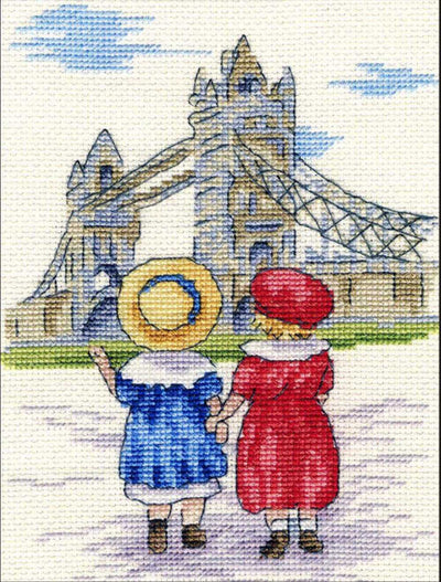 Tower Bridge  - All Our Yesterdays Cross Stitch Kit by Faye Whittaker