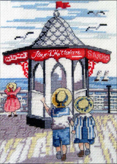 Pier shop - All Our Yesterdays Cross Stitch Kit by Faye Whittaker