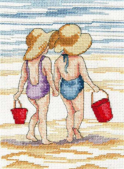 Red Buckets - All Our Yesterdays Cross Stitch Kit