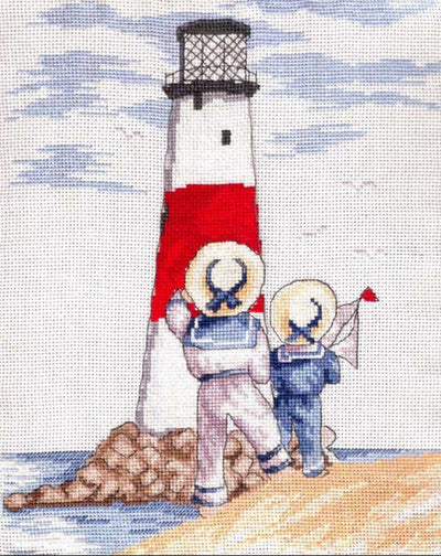 Lighthouse  - All Our Yesterdays Cross Stitch Kit by Faye Whittaker