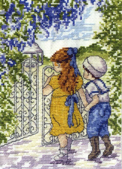 In the Secret Garden - All Our Yesterdays Cross Stitch Kit by Faye Whittaker
