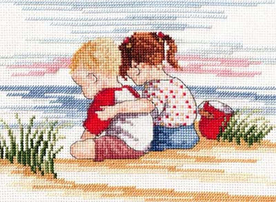 Sibling Love - All Our Yesterdays Cross Stitch Kit