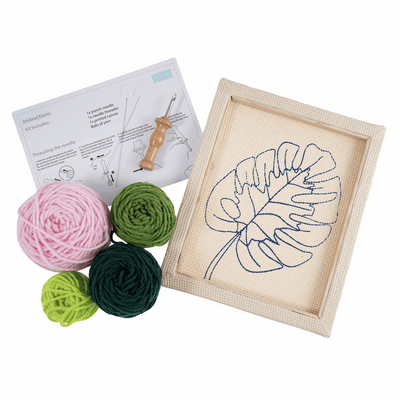 Cheese Plant Punch Needle Kit - Trimits SALE