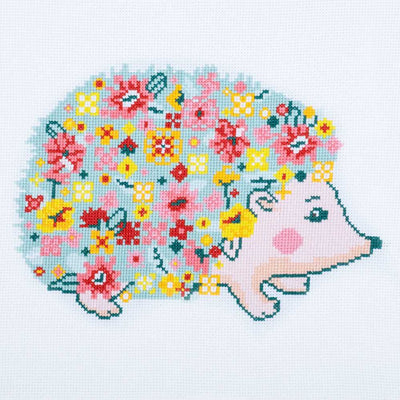 Hedgehog Cross Stitch Kit ~ Trimits