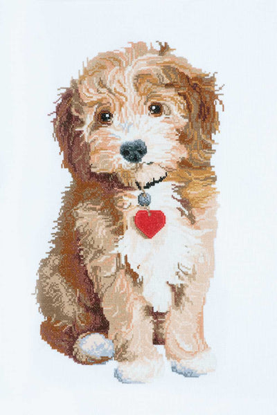 Dog Cross Stitch Kit ~ Trimits