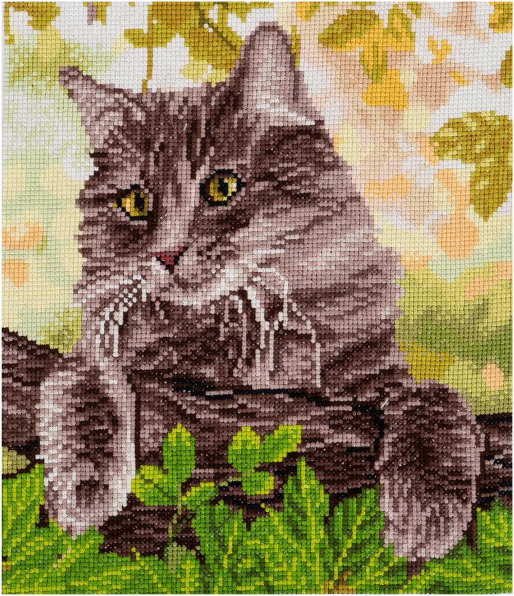 Cat Cross Stitch Kit ~ Trimits