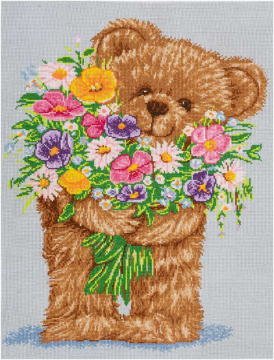 Teddy Cross Stitch Kit ~ Trimits