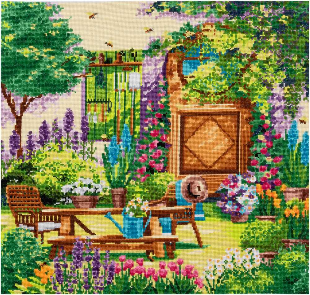 Country Garden Cross Stitch Kit ~ Trimits