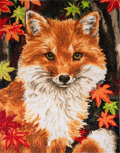 Fox Cross Stitch Kit ~ Trimits