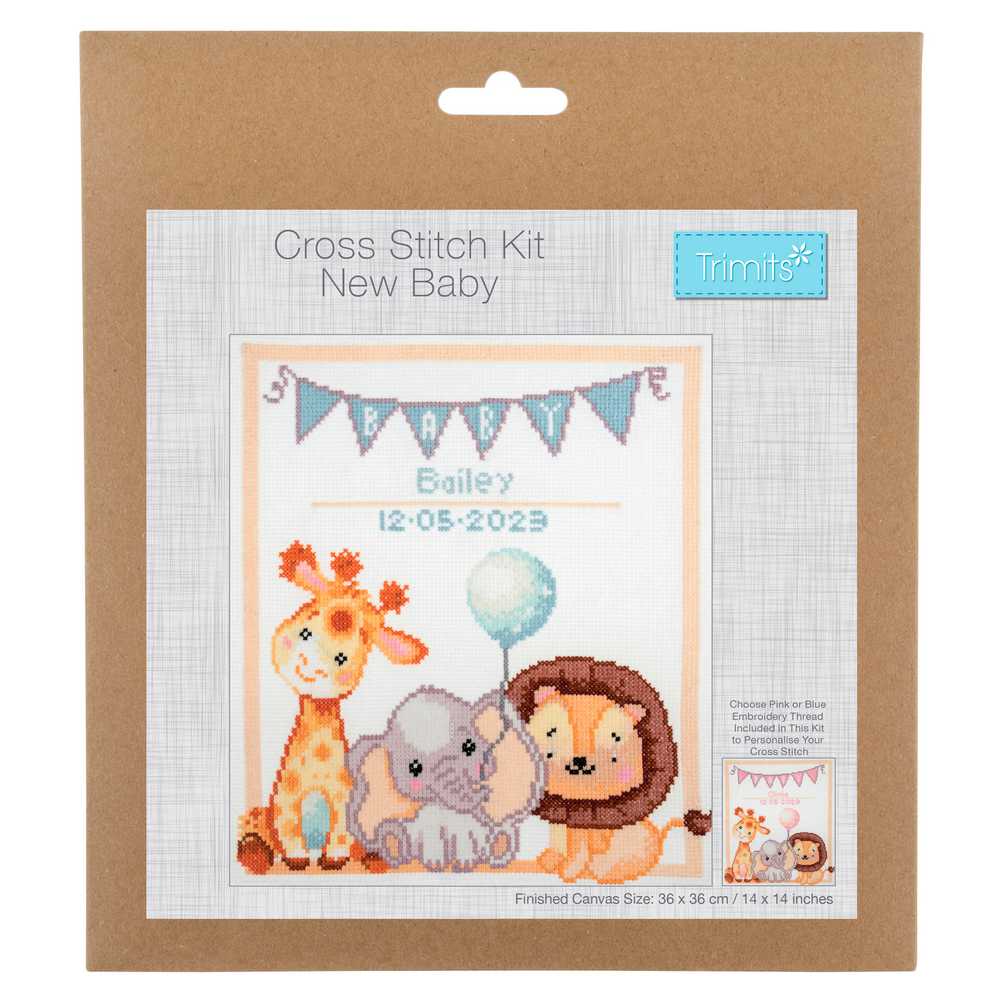 Baby Sampler Baby Sampler Cross Stitch Kit ~ Trimits – Very Crafty