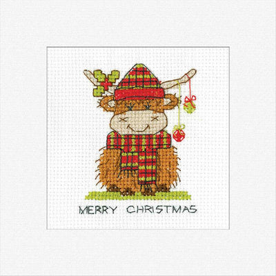 Highland Tartan Cross Stitch Card - Heritage Crafts