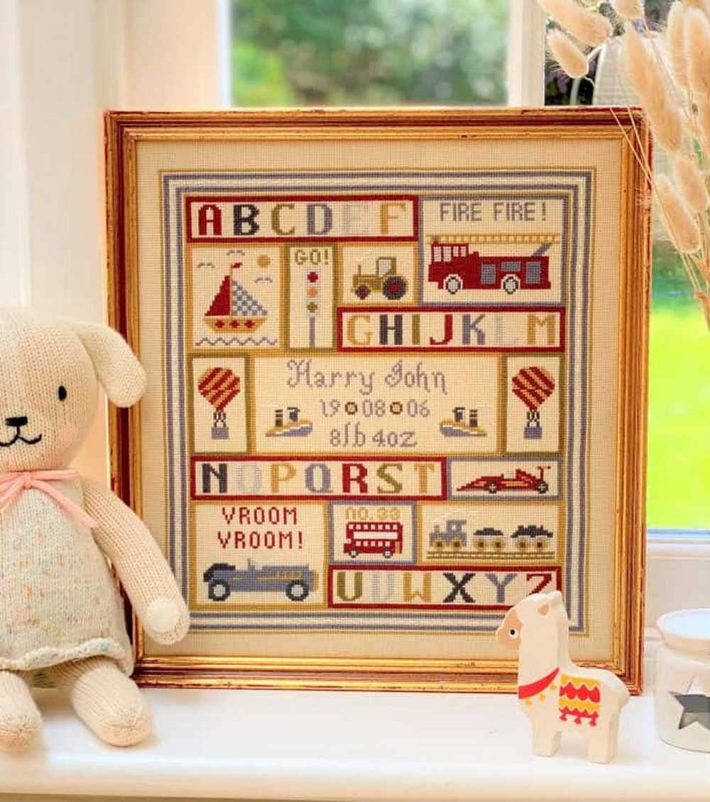 Get Set Go Patchwork Cross Stitch Kit Historical Sampler Co