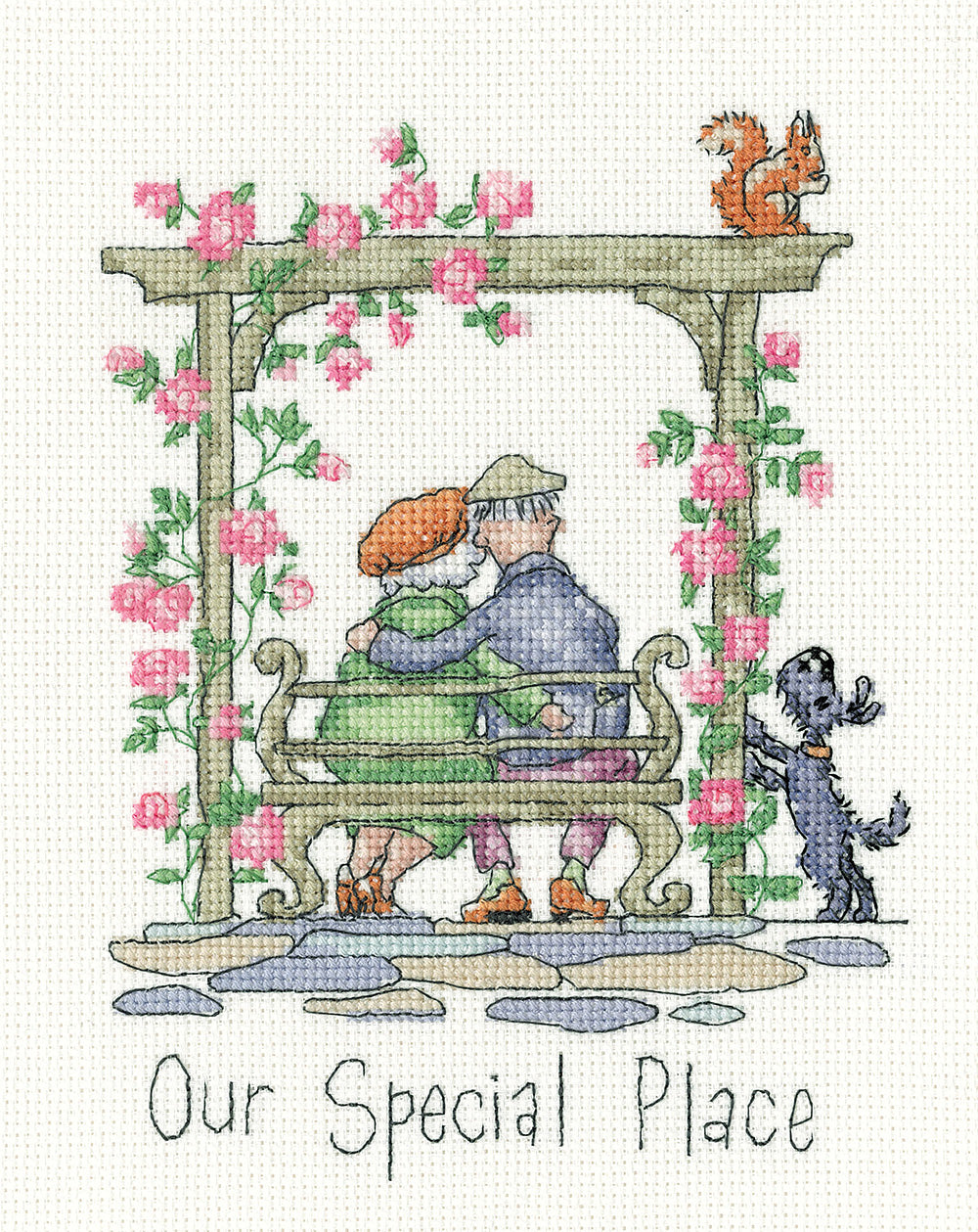 Special Place Golden Years  Cross Stitch Heritage Crafts