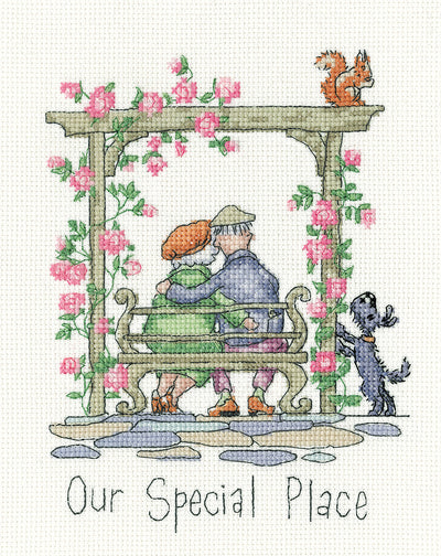 Special Place Golden Years  Cross Stitch Heritage Crafts