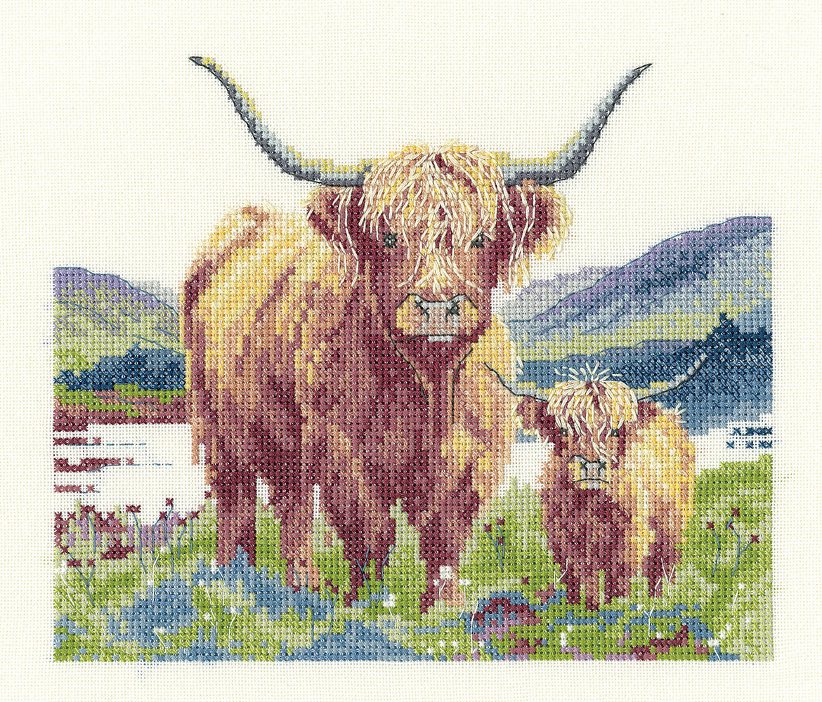 Highland Harmony Cross Stitch Kit ~ Heritage Crafts