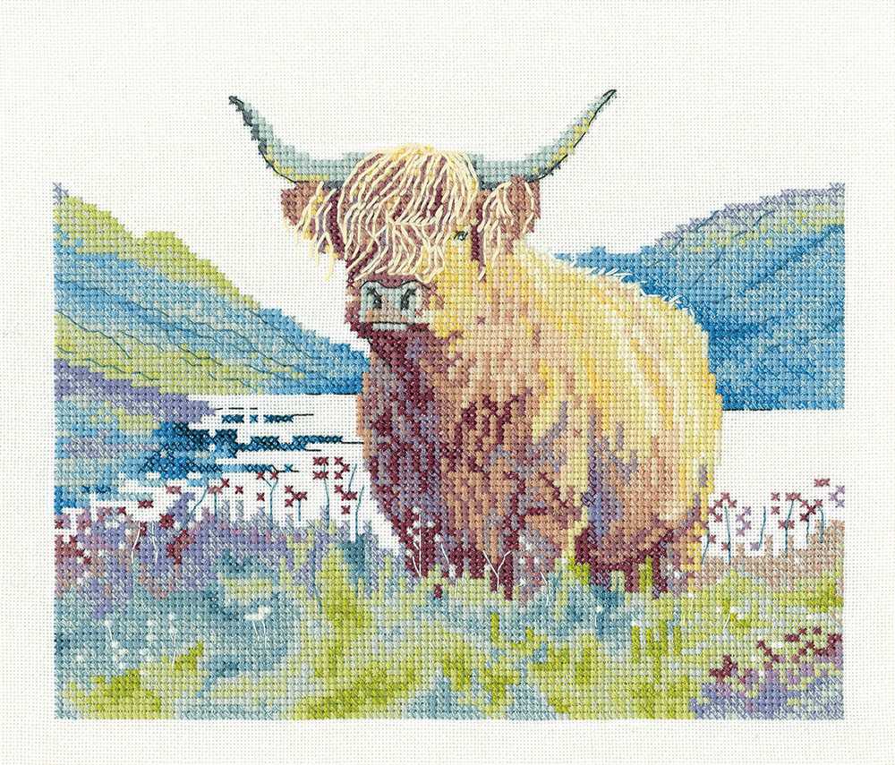 Highland Majesty Cross Stitch Kit ~ Heritage Crafts