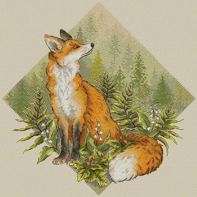 The Keeper of the Forests Cross Stitch Kit ~ HobbyJobby