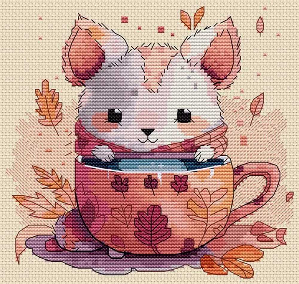 The Warm Autumn Cross Stitch Kit ~ HobbyJobby