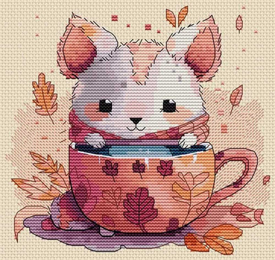 The Warm Autumn Cross Stitch Kit ~ HobbyJobby