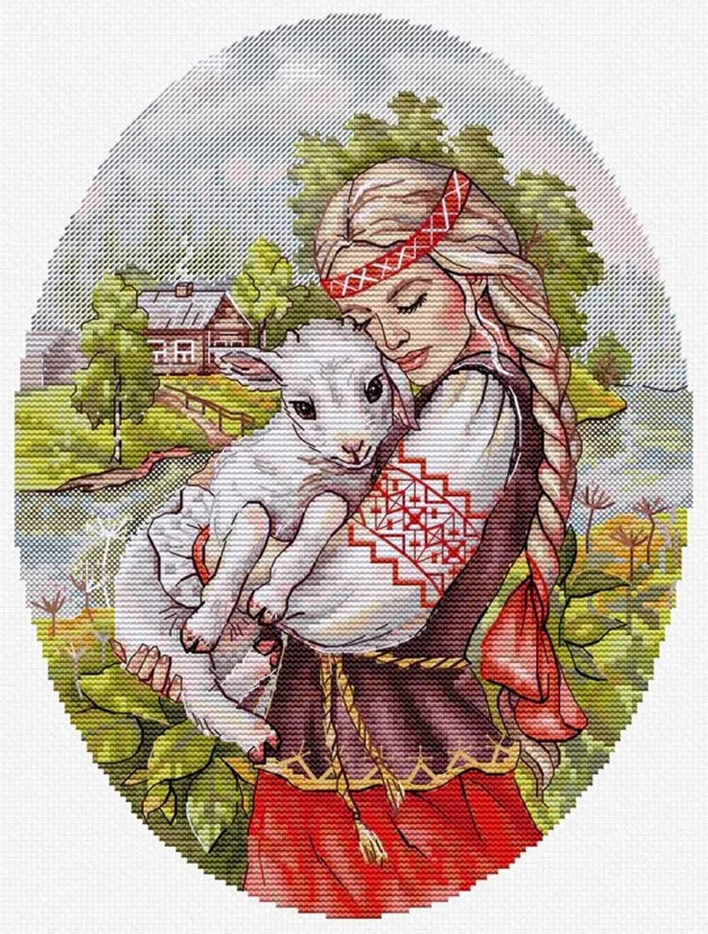 Sweet Hug Cross Stitch Kit ~ HobbyJobby