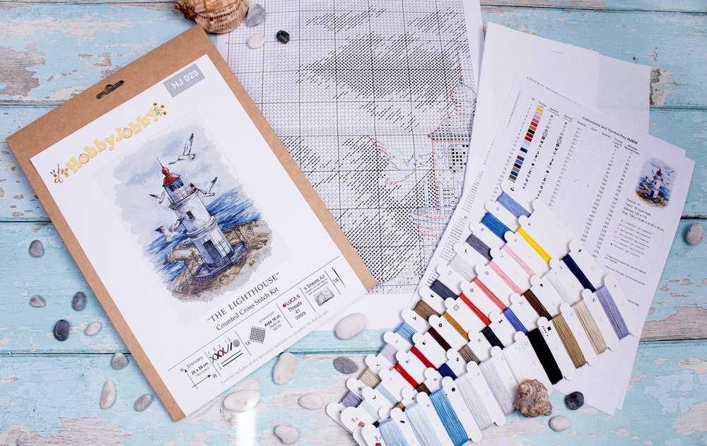 The Lighthouse Cross Stitch Kit ~ HobbyJobby