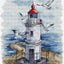 The Lighthouse Cross Stitch Kit ~ HobbyJobby