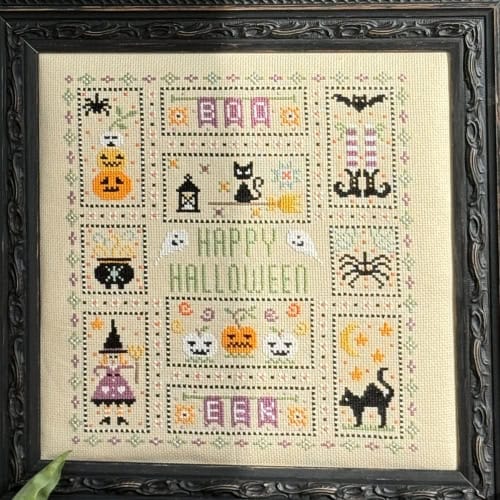 Happy Halloween Cross Stitch Kit Historical Sampler Co