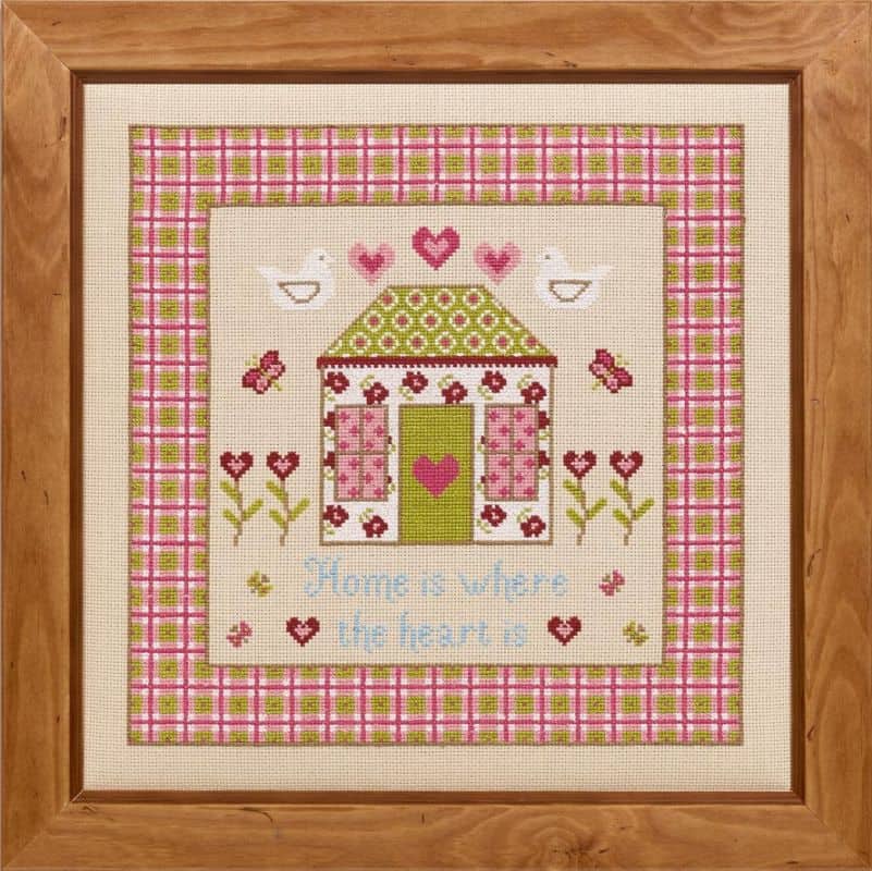 Home is Where the Heart is (House) Cross Stitch Kit Historical Sampler Co SALE