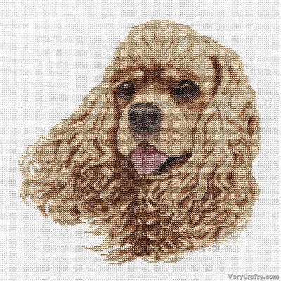 Cocker Spaniel Cross Stitch Kit ~ PANNA