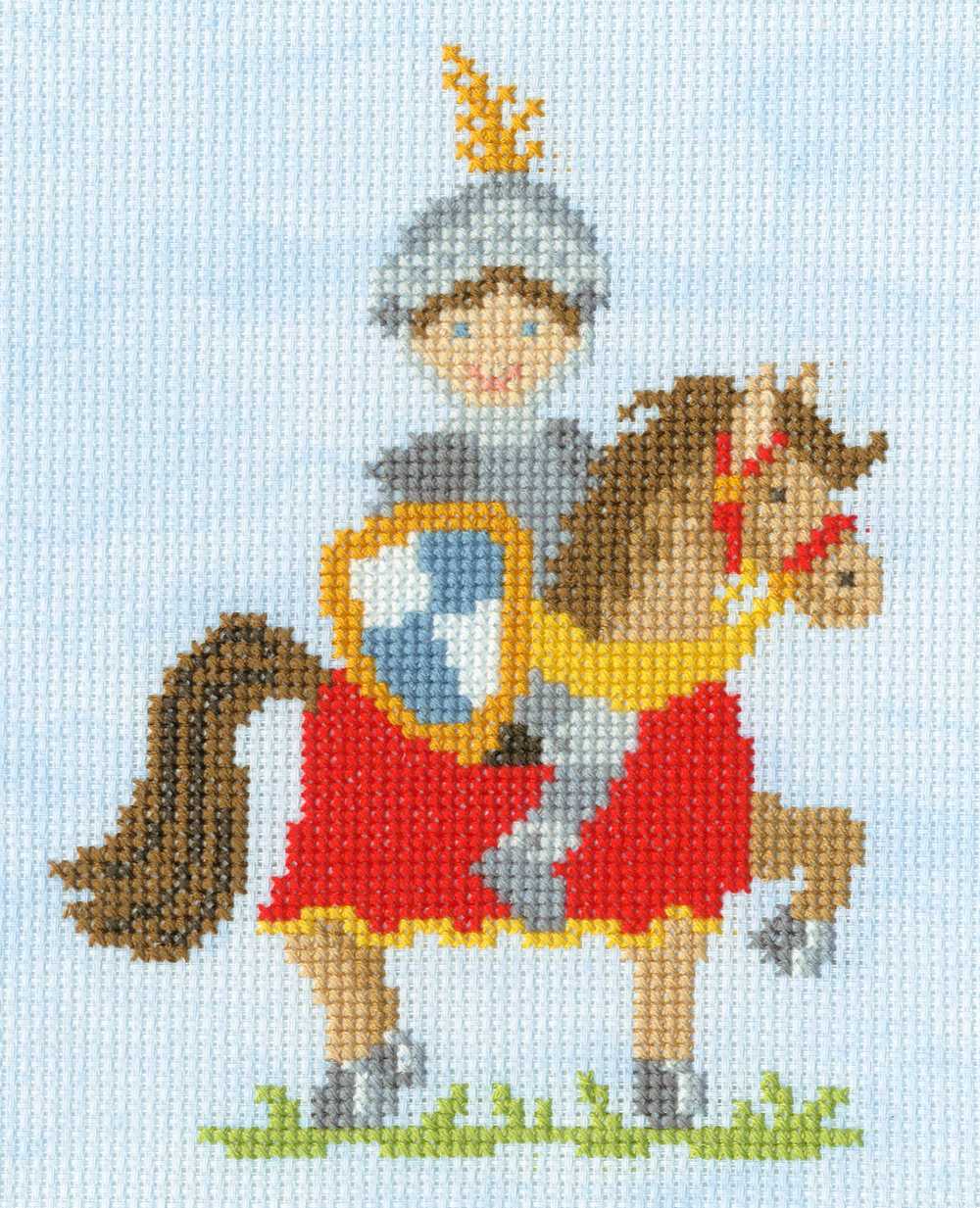 The Knight's Tale JUMP Cross Stitch Kit - Bothy Threads