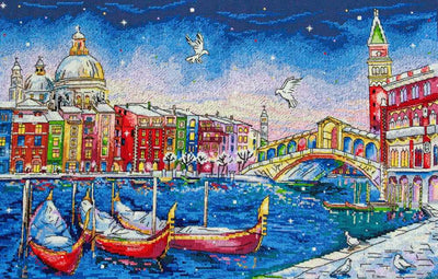 Holiday Venice Counted Cross Stitch Kit by Merejka