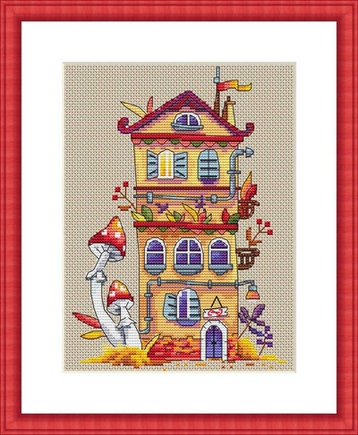 Autumn House ~ Merejka Cross Stitch Kit