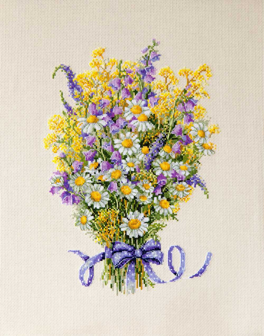 Summer Flowers Cross Stitch Kit ~ Merejka