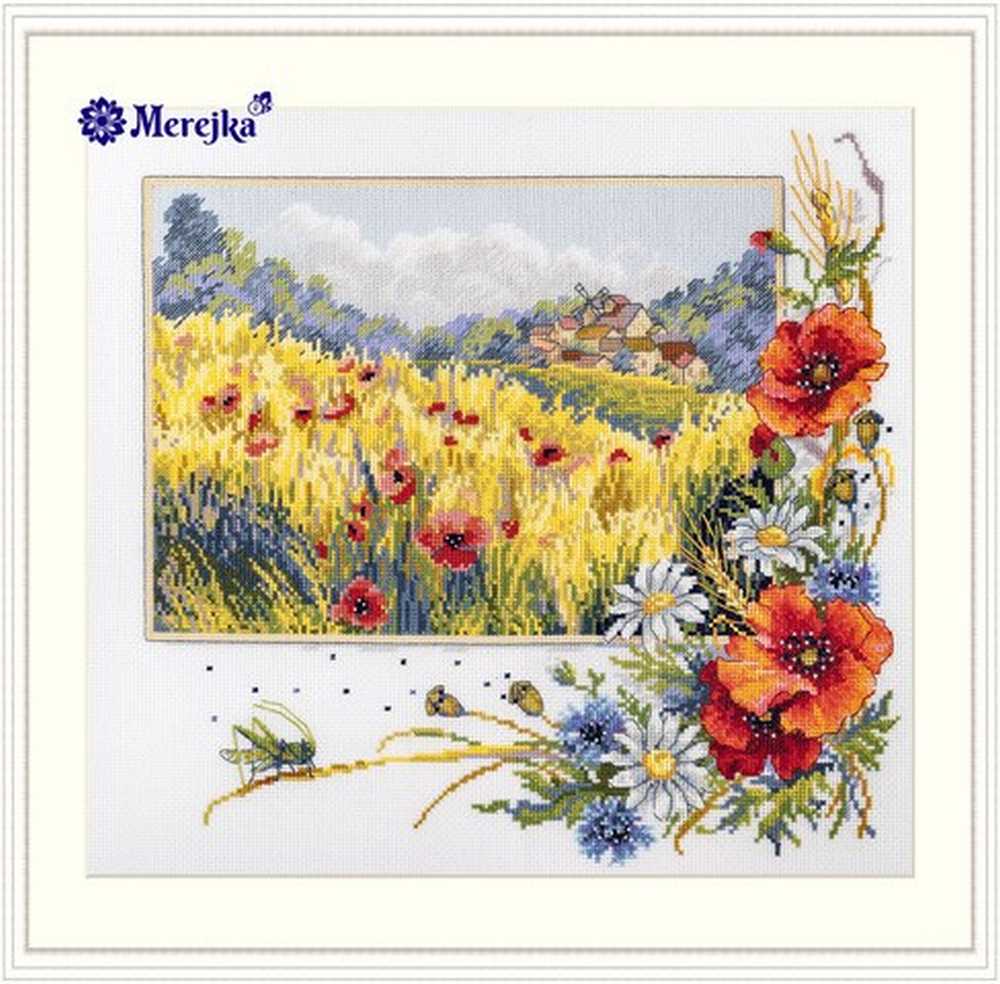 Summer Field Cross Stitch Kit ~ Merejka