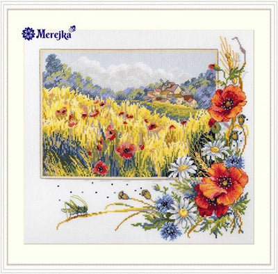 Summer Field Cross Stitch Kit ~ Merejka