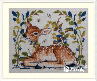 Little Fawn Cross Stitch Kit ~ Merejka