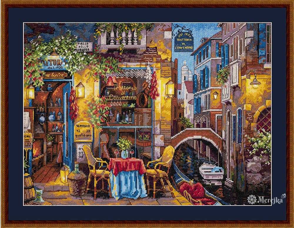 Special Place in Venice Cross Stitch Kit ~ Merejka