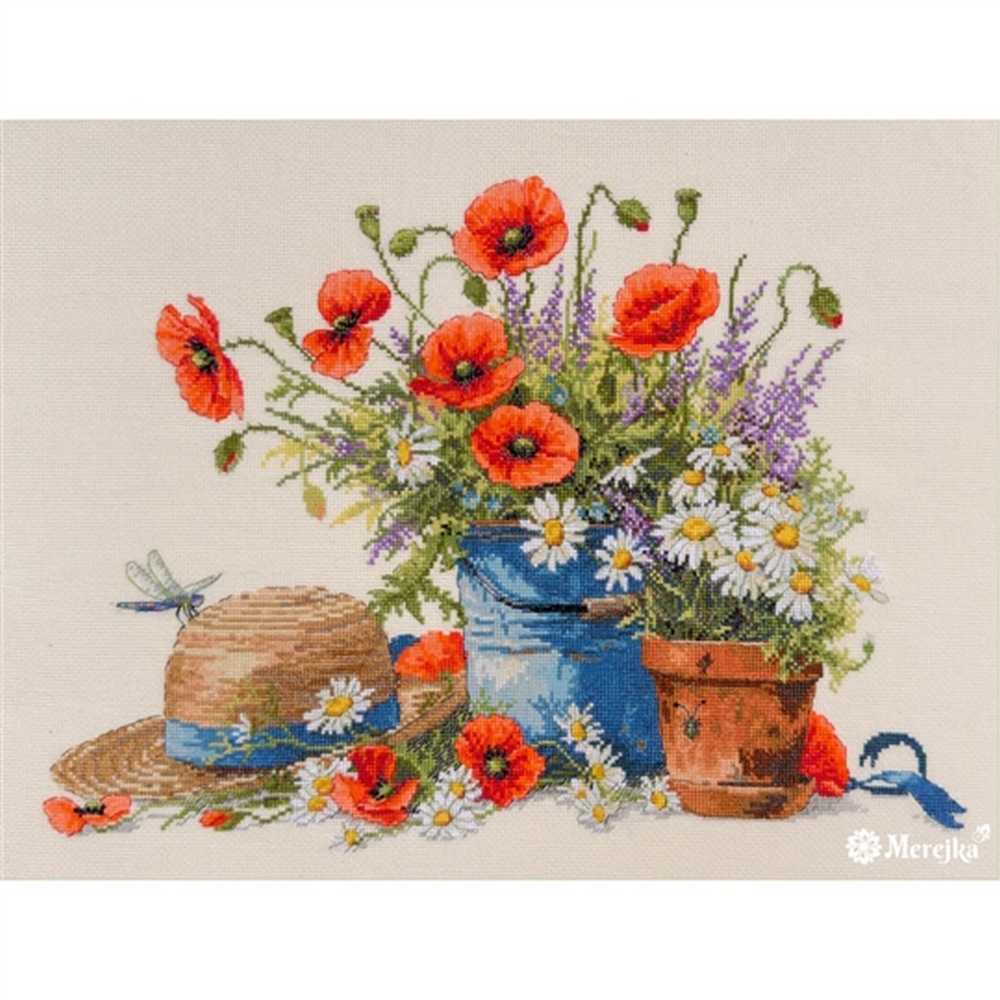 Summer Still Life Cross Stitch Kit ~ Merejka