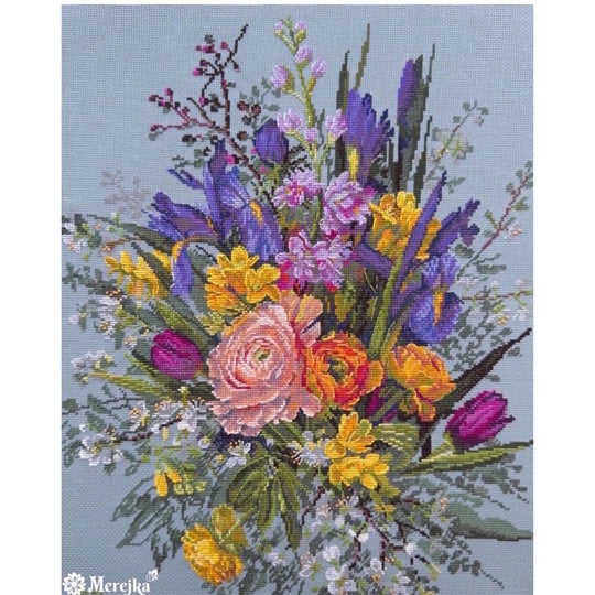 Garden Awakening Cross Stitch Kit ~ Merejka