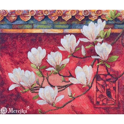 Magnolia Cross Stitch Kit ~ Merejka