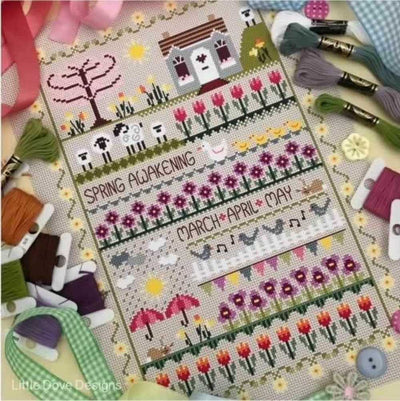 Little Dove Designs Cross Stitch Kit - Spring Awakening