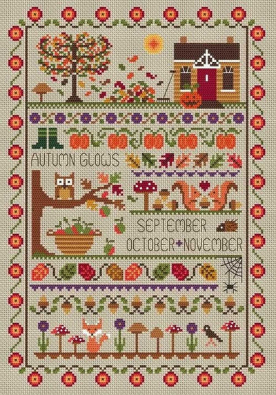 Little Dove Designs Cross Stitch Kit - Autumn Glows