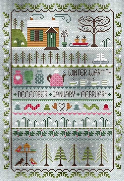 Little Dove Designs Cross Stitch Kit - Winter Warmth