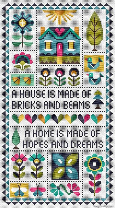 Little Dove Designs Cross Stitch Kit - Hopes and Dreams