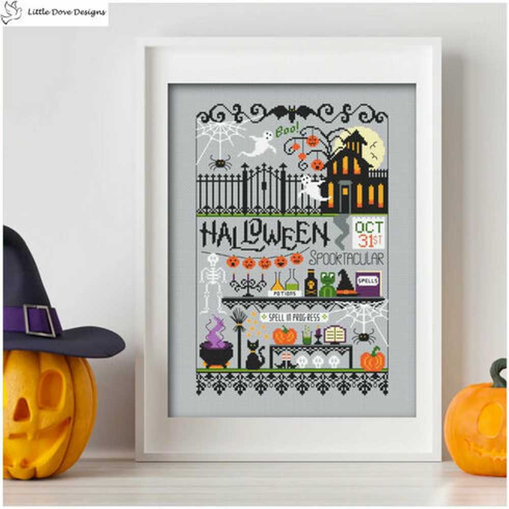 Little Dove Designs Cross Stitch Kit - Halloween Spooktacular