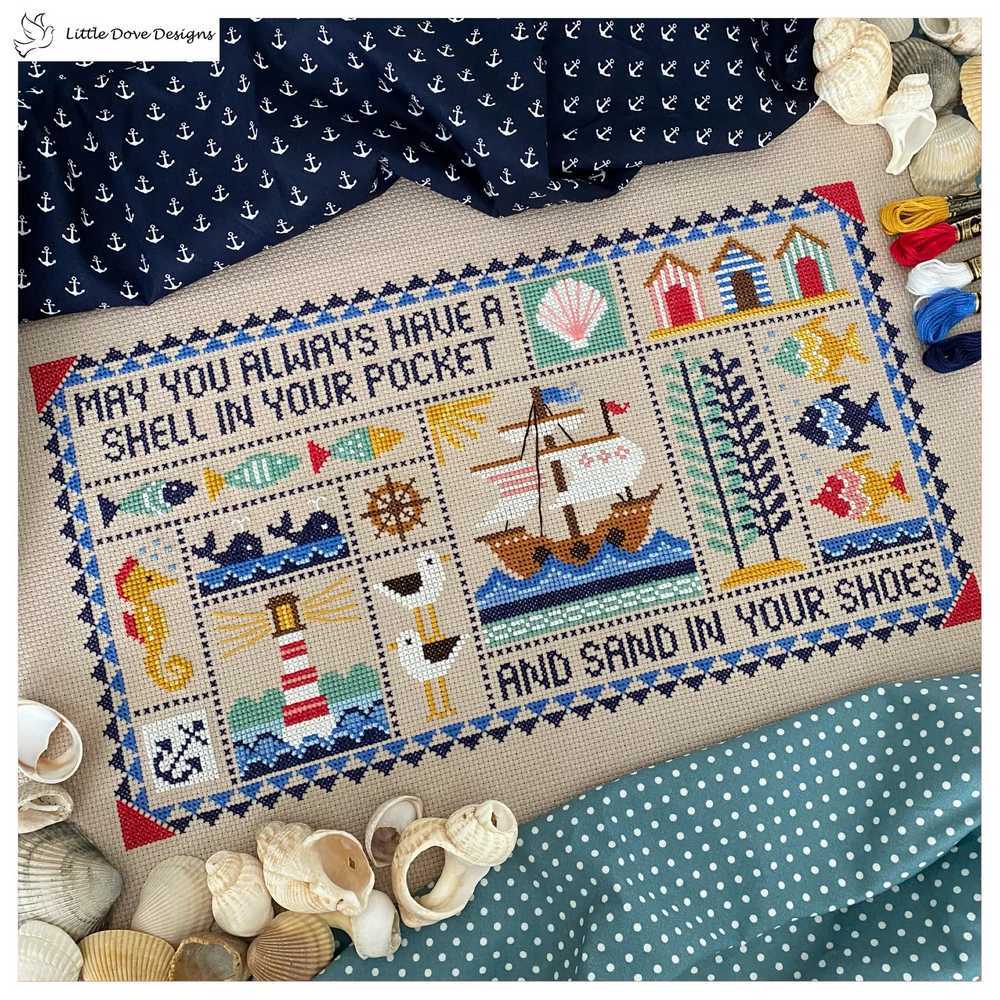 Little Dove Designs Cross Stitch Kit - Life on the Ocean Wave