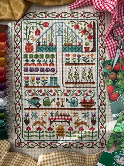 Little Dove Designs Cross Stitch Kit - The Kitchen Garden