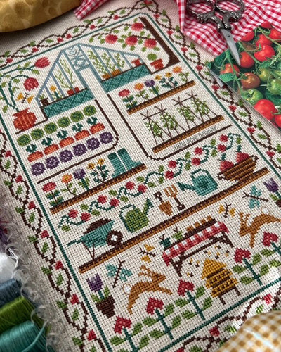 Little Dove Designs Cross Stitch Kit - The Kitchen Garden
