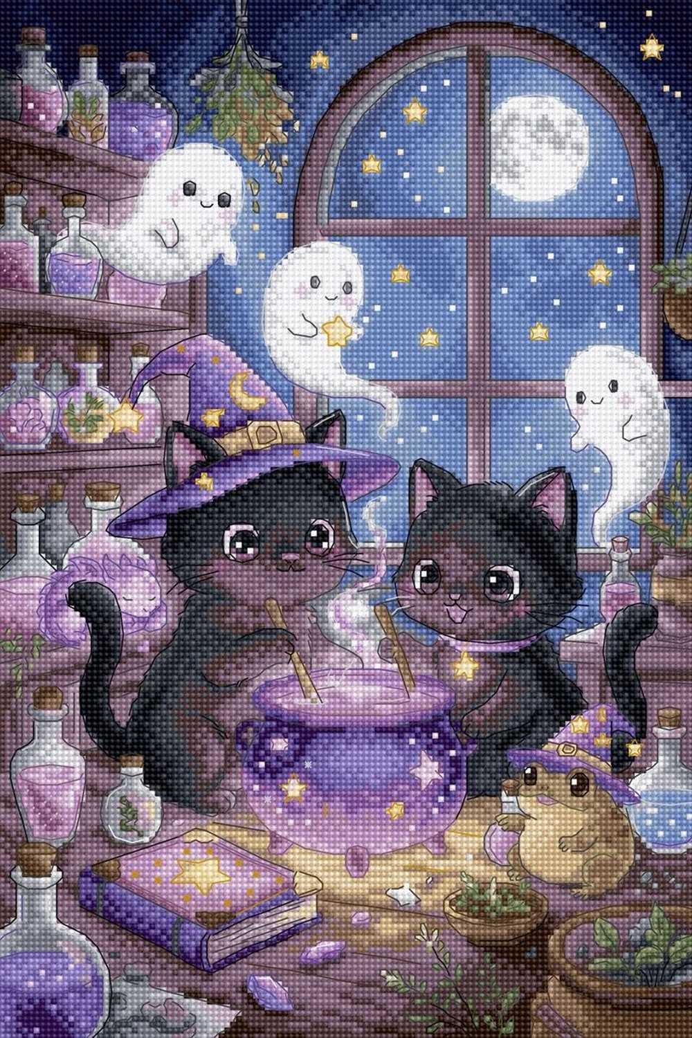 Potion Night Cross Stitch Kit - Letistitch