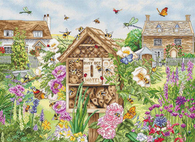 Busy Bee Hotel Cross Stitch Kit - Letitstitch